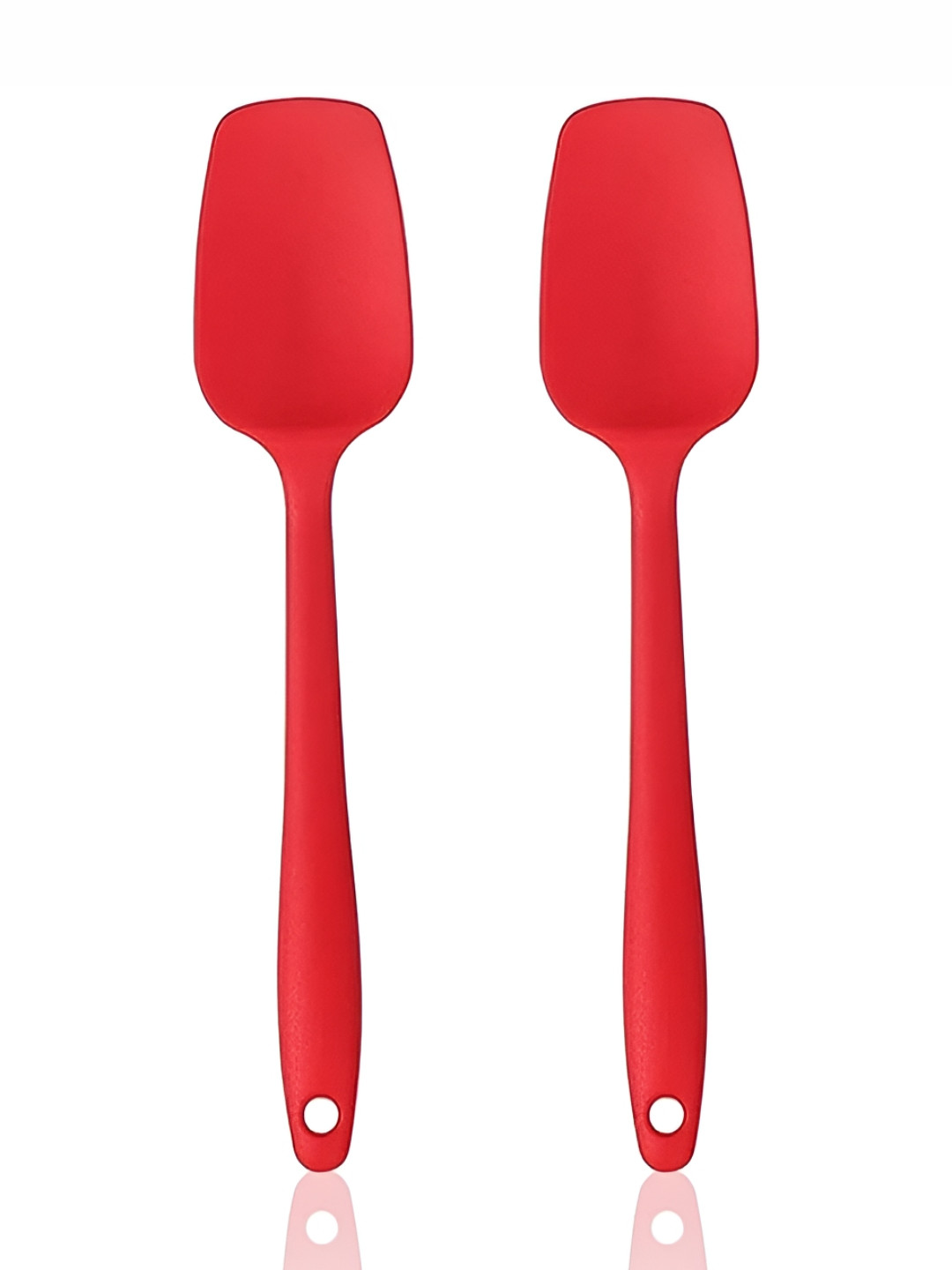 Baskety Red 2 Pieces Silicone Spatulas