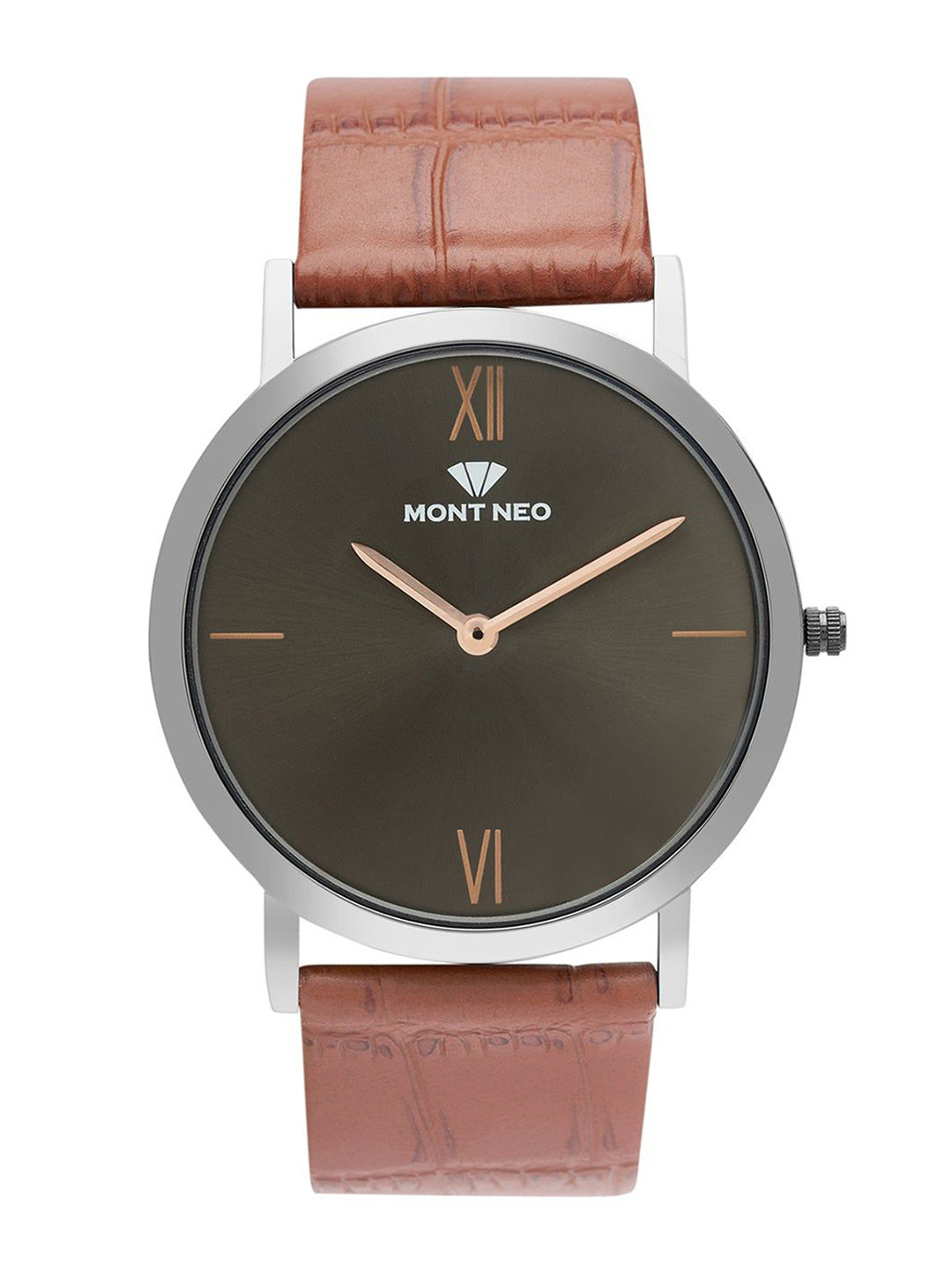 MONT NEO Men Dial & Leather Straps Watch 8011B-L8816