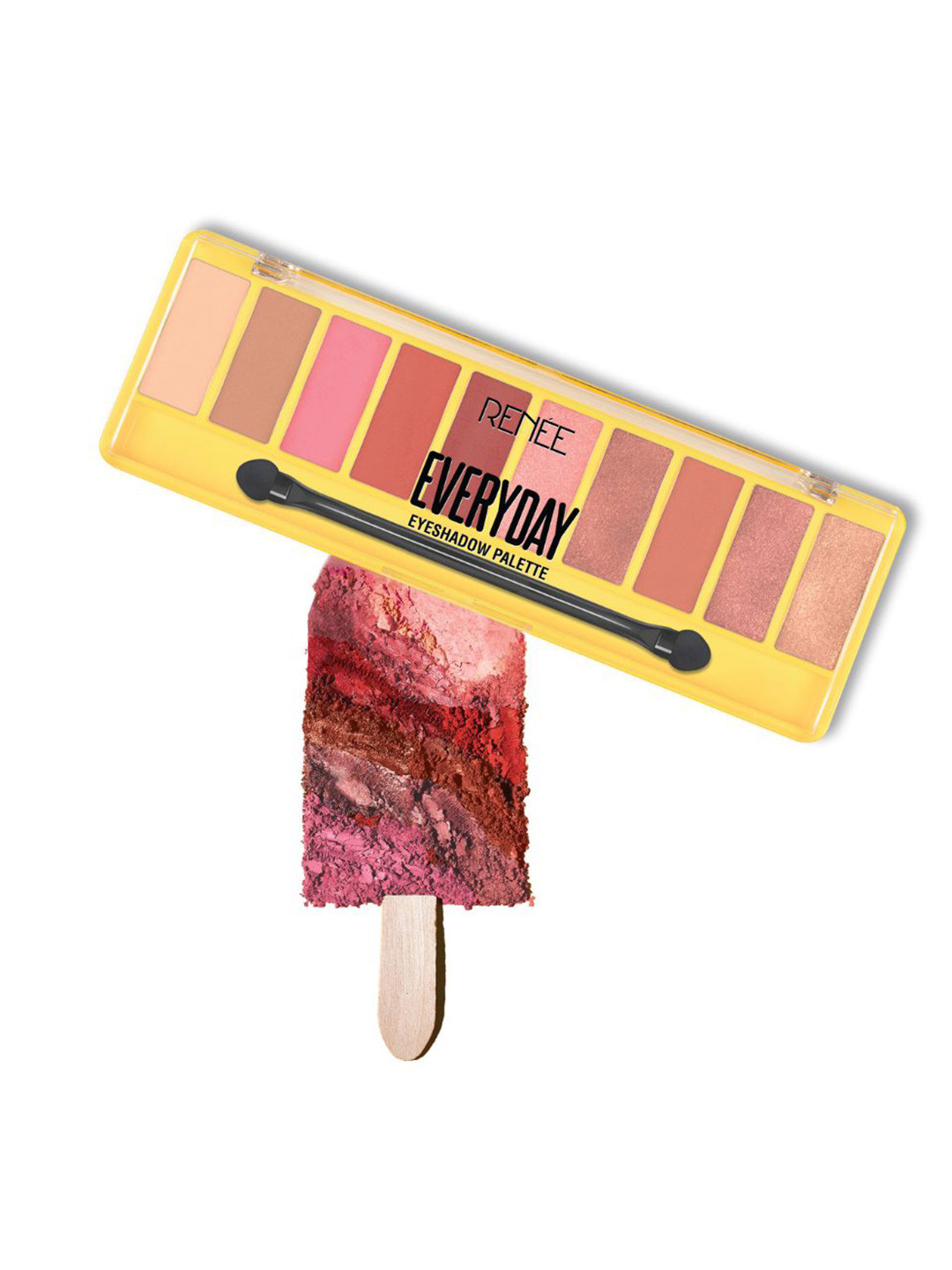 Renee Everyday Water & Smudge Proof Eyeshadow Palette 10 g - Rose 01