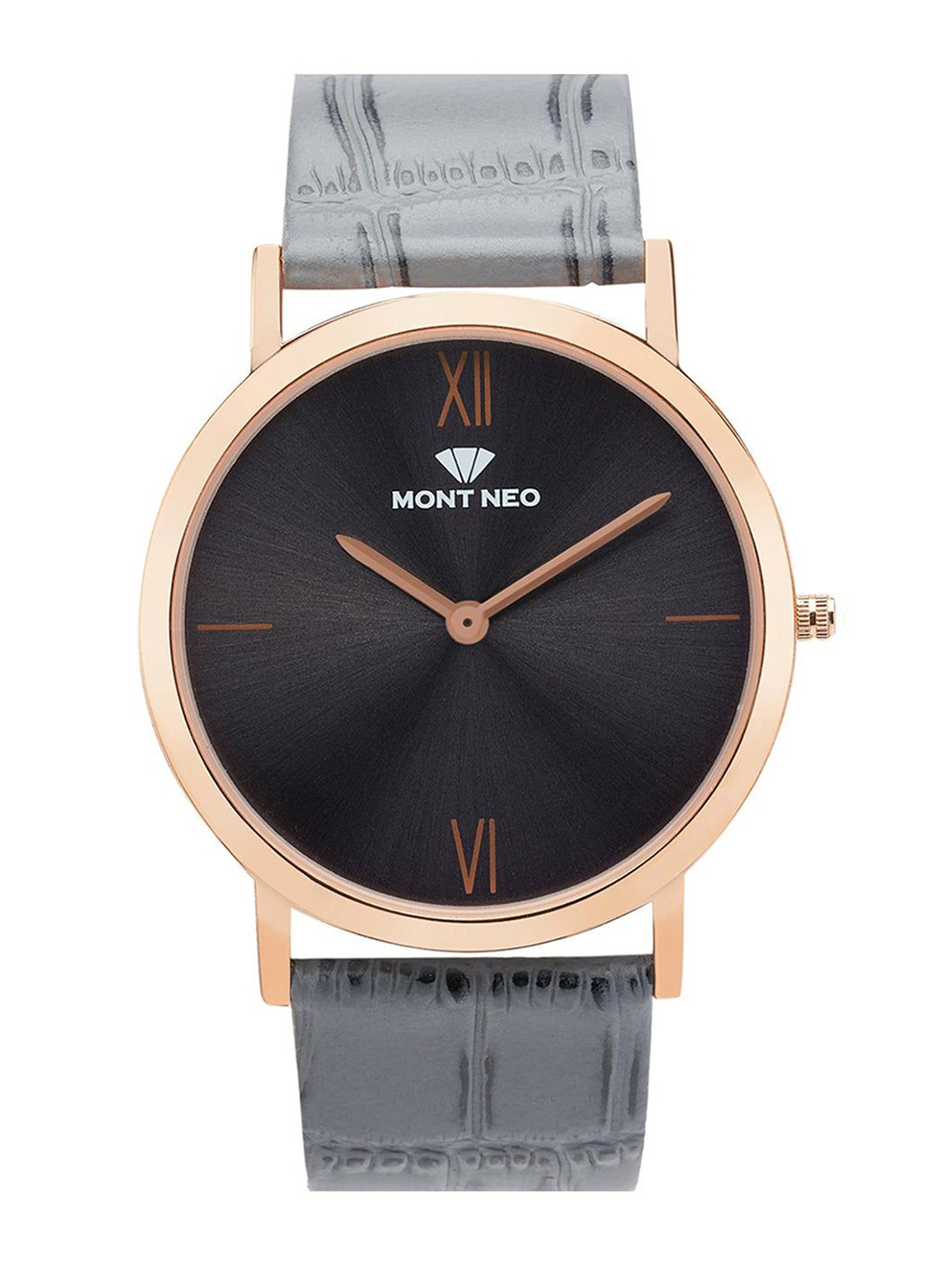 MONT NEO Men Dial & Leather Straps Watch 8011B-L3315