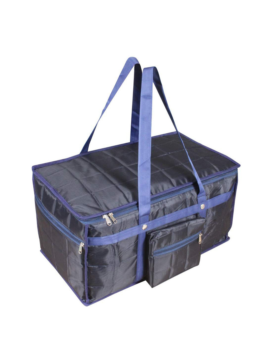 prettykrafts Blue Self Design Duffel Bags