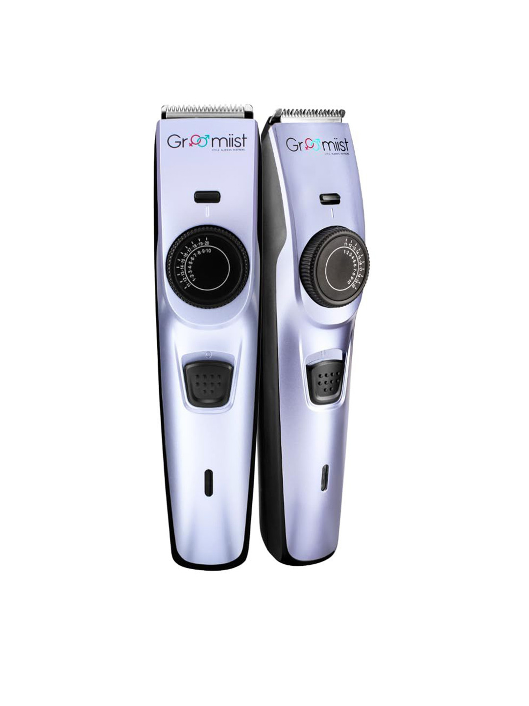 Groomiist Stainless Steel Beard Trimmer 60 min 20 Length Purple CS-86