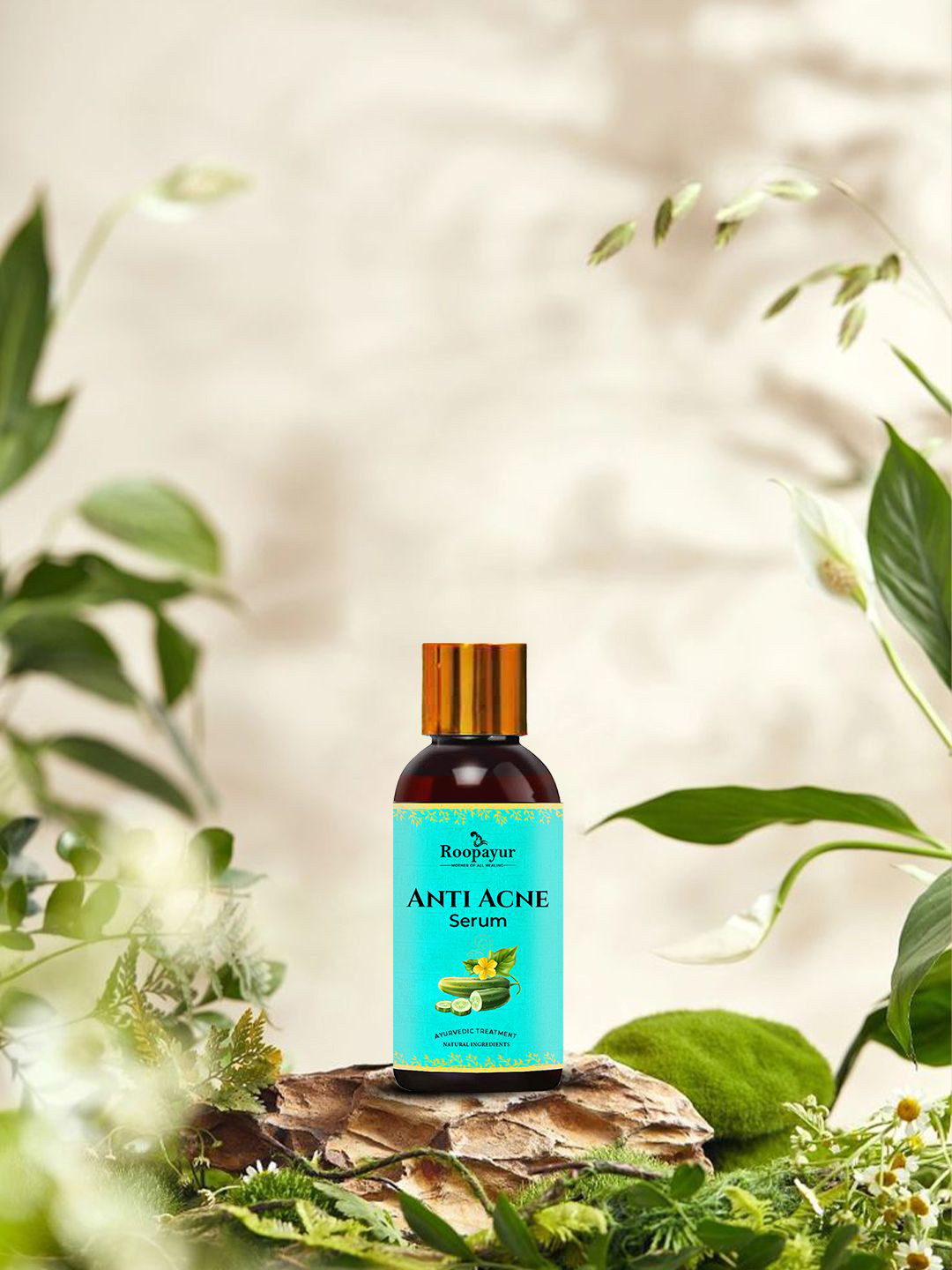 ROOPAYUR Anti Acne Serum With Vitamin E - 30 ml