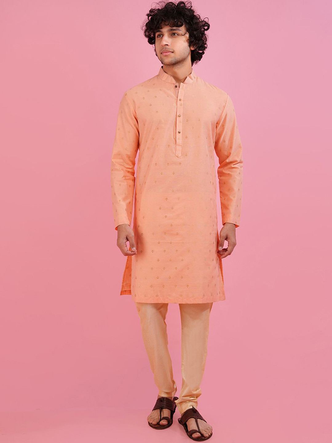 azania Men Chikankari Pathani Kurta