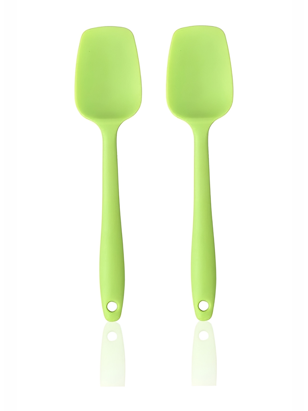 Baskety Green 2 Pieces Silicone Spatulas