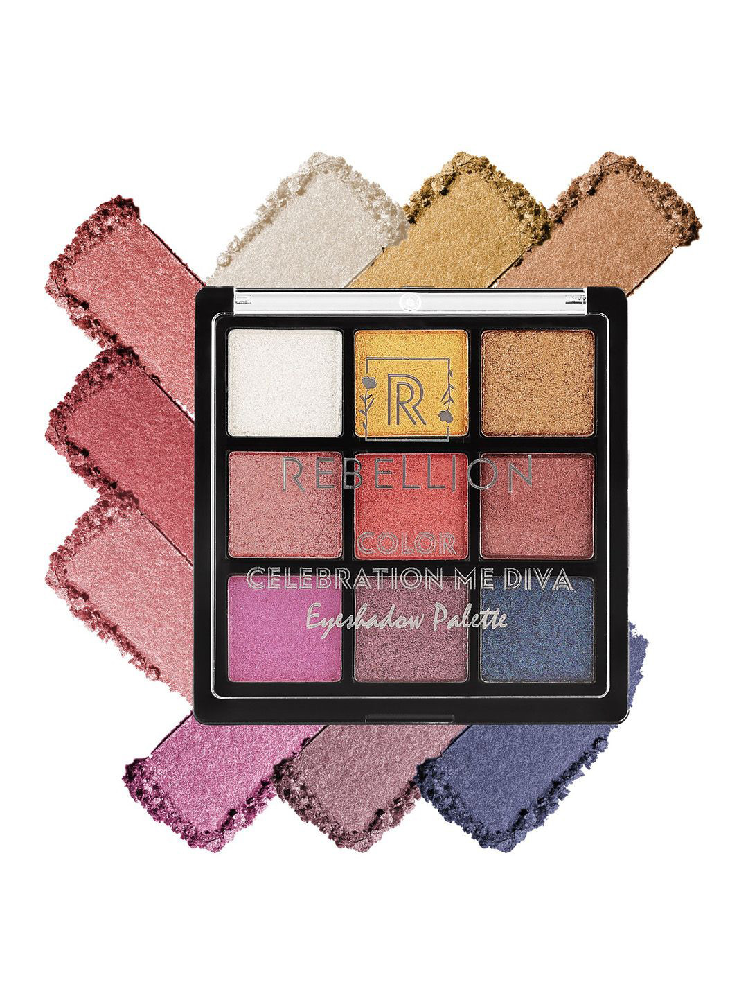 Rebellion Cosmetics Color Celebration Me Diva Eyeshadow Palette- Wild Spring Rose- 59g