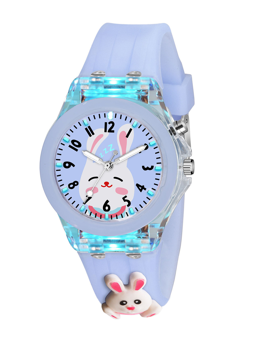 SWADESI STUFF Kids Dial & Straps Analogue Multi Function Watch MULTI LIGHT PURPLE REBIT