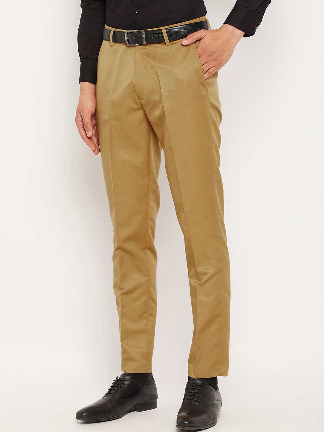 VEI SASTRE Plus Size Khaki Formal Trouser