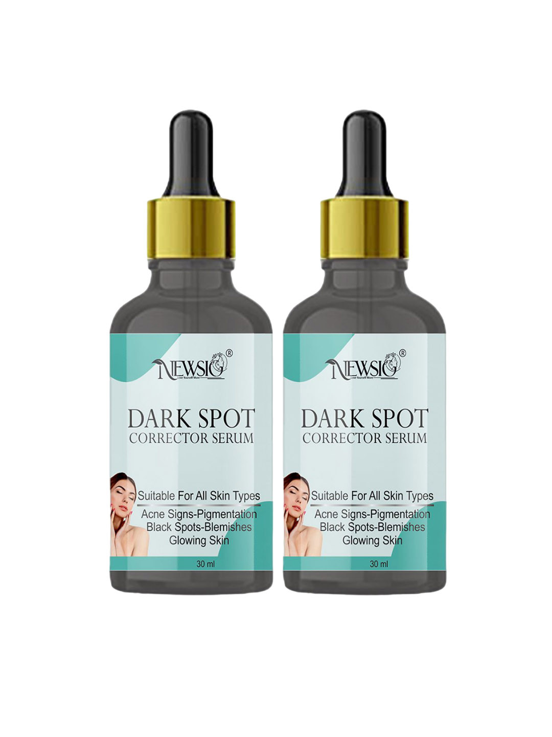 Newsio Set Of 2 Pimple Marks Acne Pigmentation Dark Spot Corrector Serum- 30 ml Each