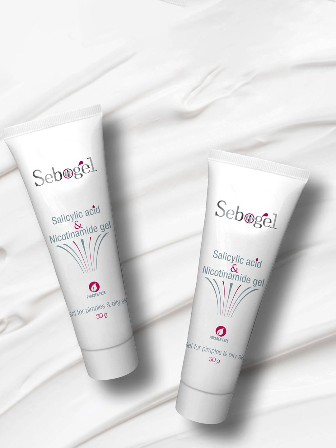 Sebogel Set Of 5 Salicylic Acid & Nicotinamide Gel- 30 g Each