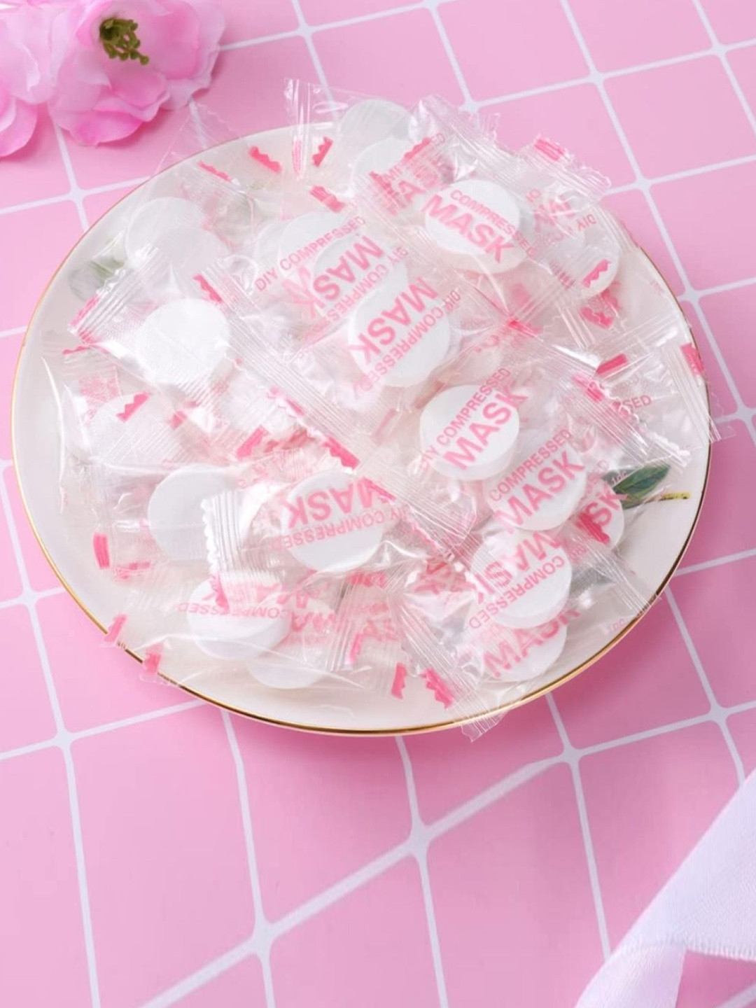 RANORE Set Of 25 Compressed Face Mask Spa Sheets