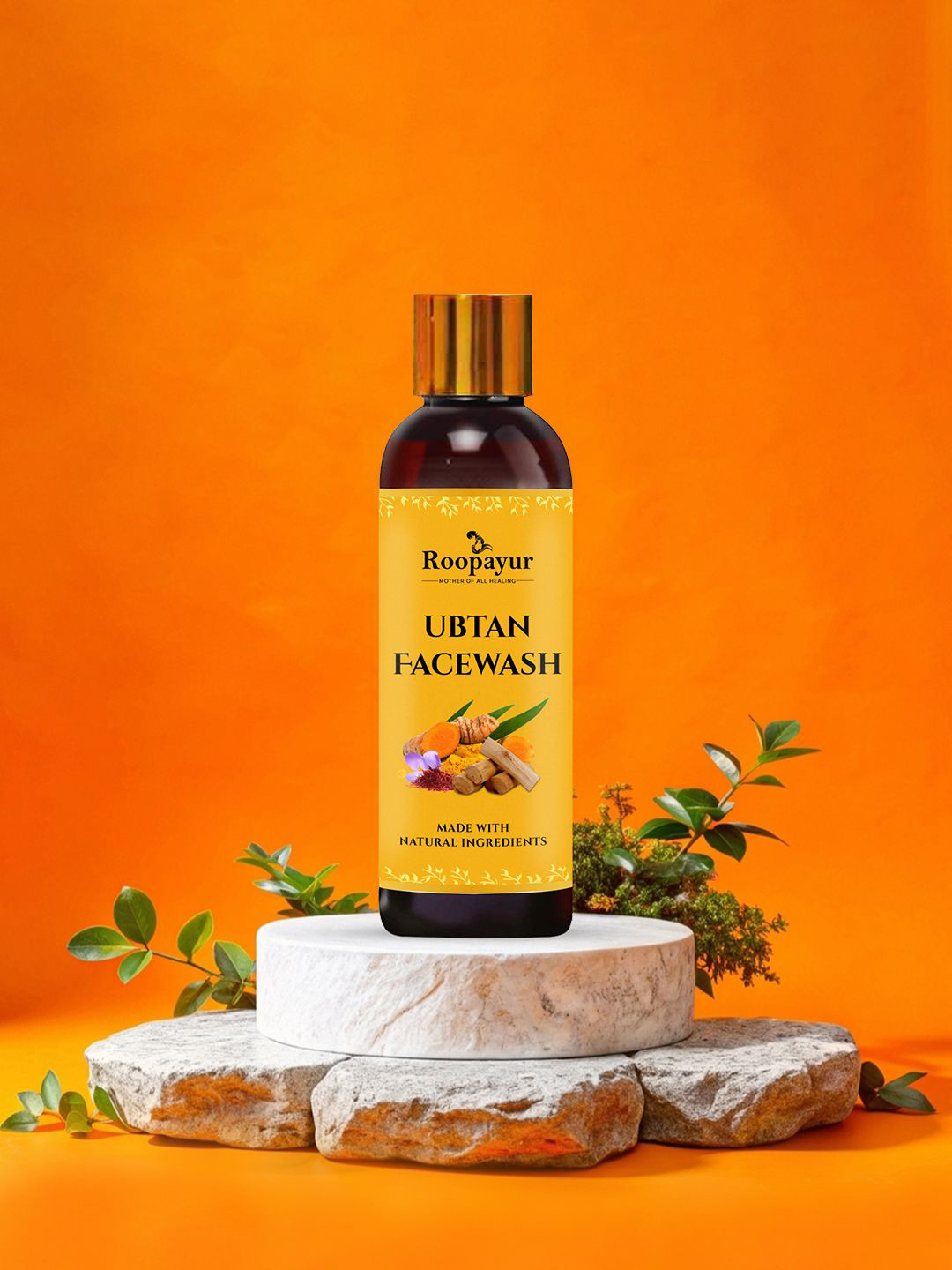 ROOPAYUR Ubtan Face Wash With Natural Ingredients - 100 ml