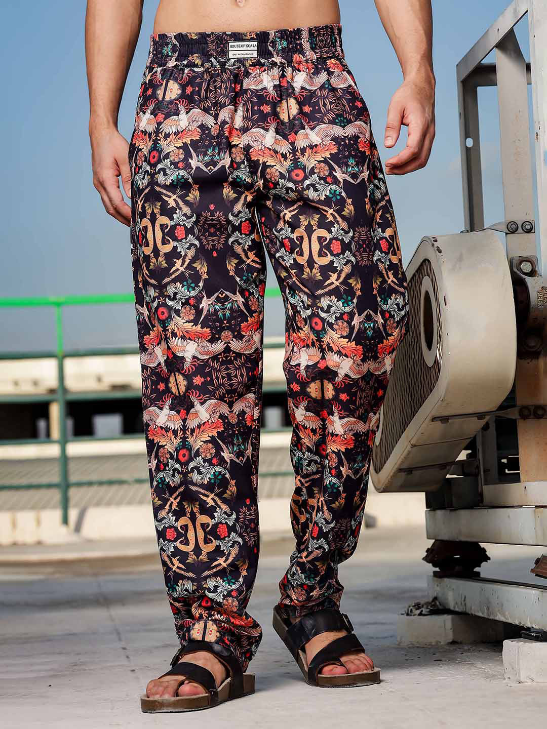 House of Koala Unisex Abstract Printed Relaxed Fit Lounge Pants