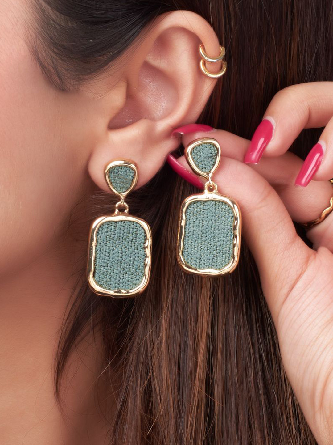 SALTY Zest Square Shaped Studs