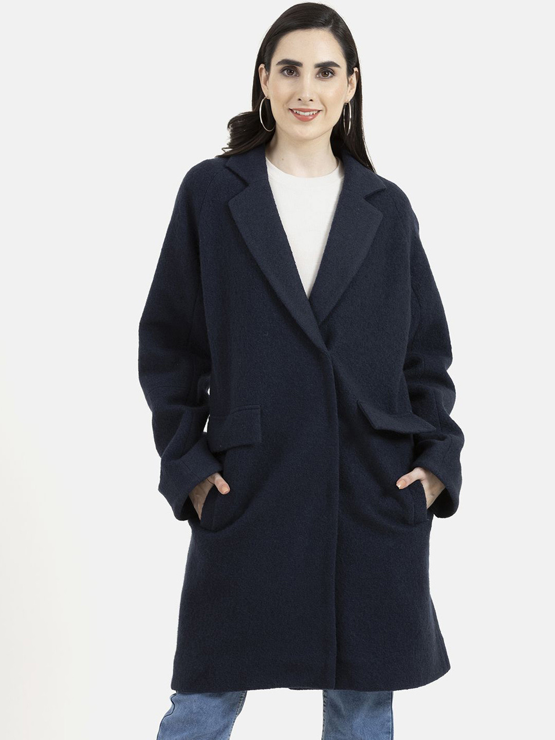 Owncraft Women Double Breasted Wool Coat