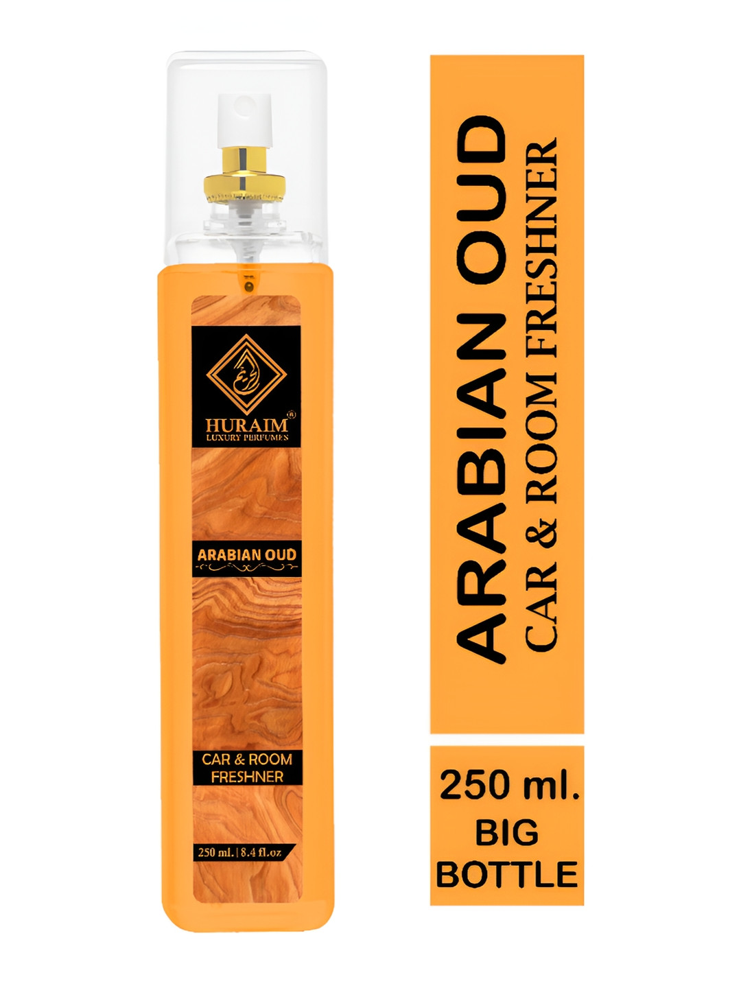 HURAIM Brown and Black Car & Room Air Freshener 250 ml