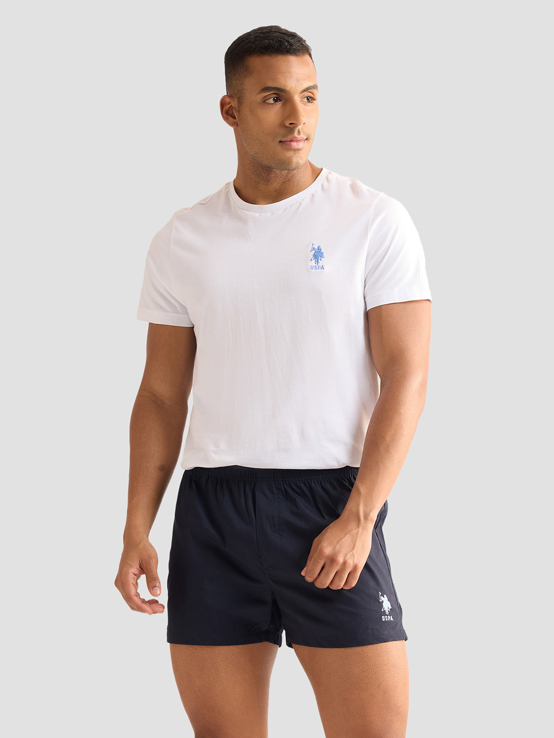 U.S. Polo Assn. Pure Cotton Mid-Rise BoxersOEX04-195-PL