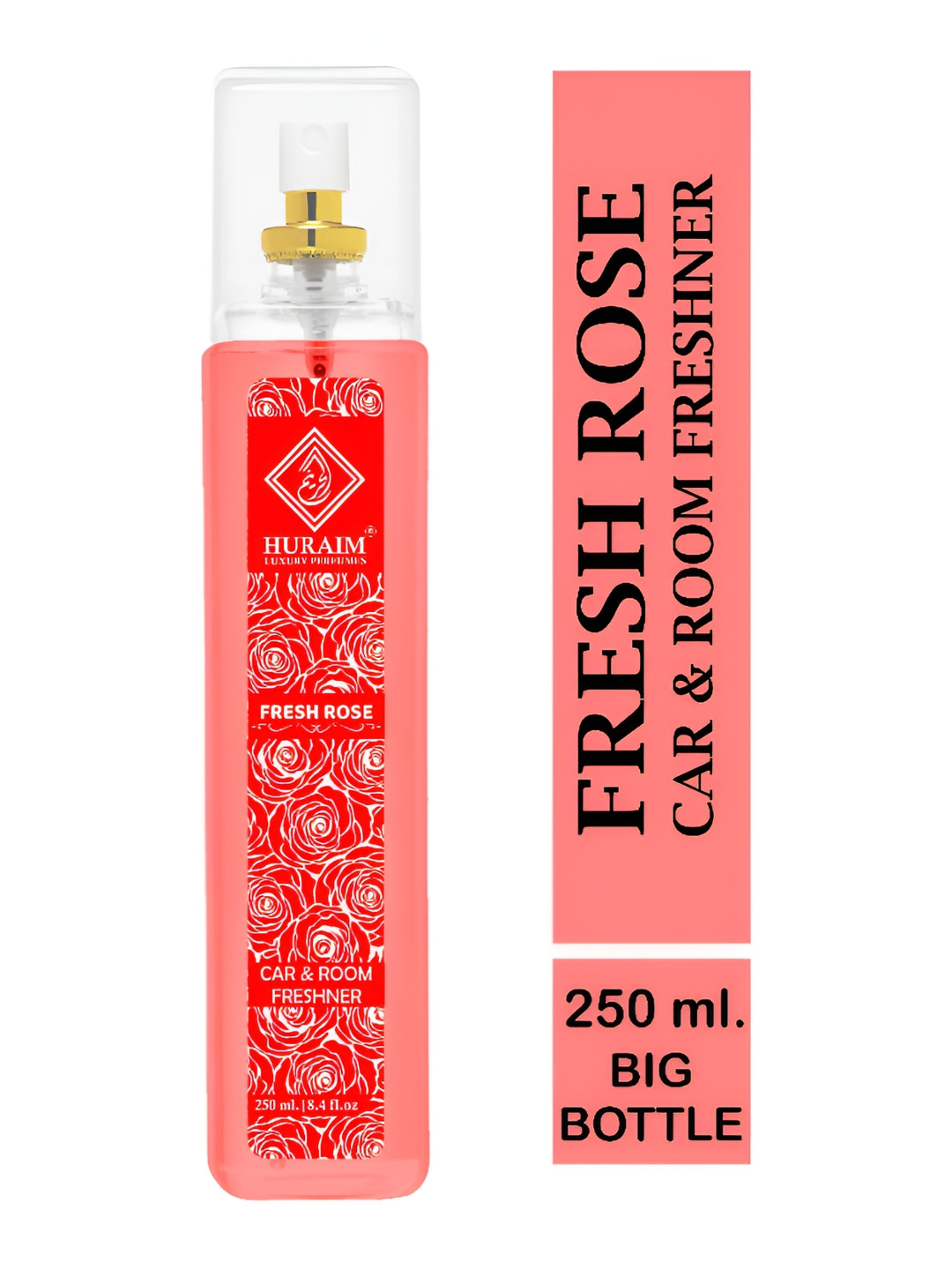 HURAIM Red and Black Fresh Rose Air Freshener 250 ml