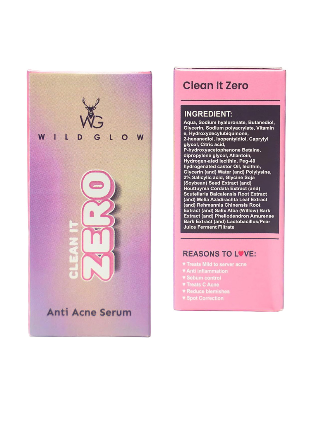 Wildglow Clean It Zero Anti Acne Serum - 20 ml