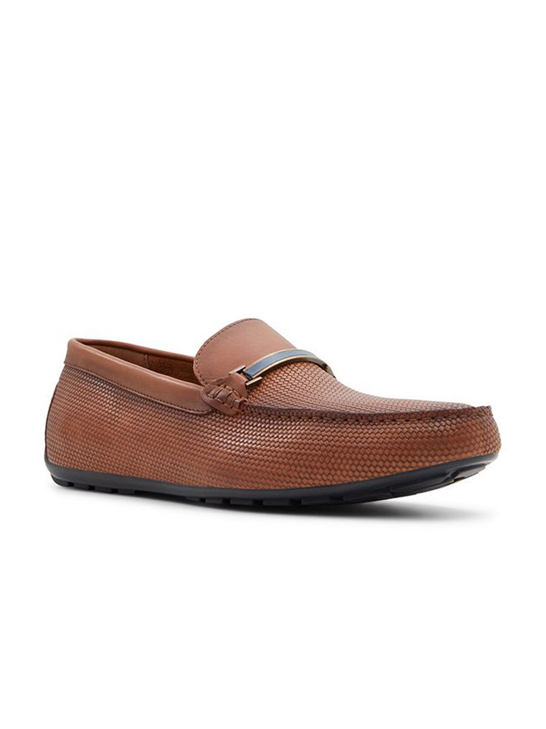 ALDO Men Textured Leather Loafers