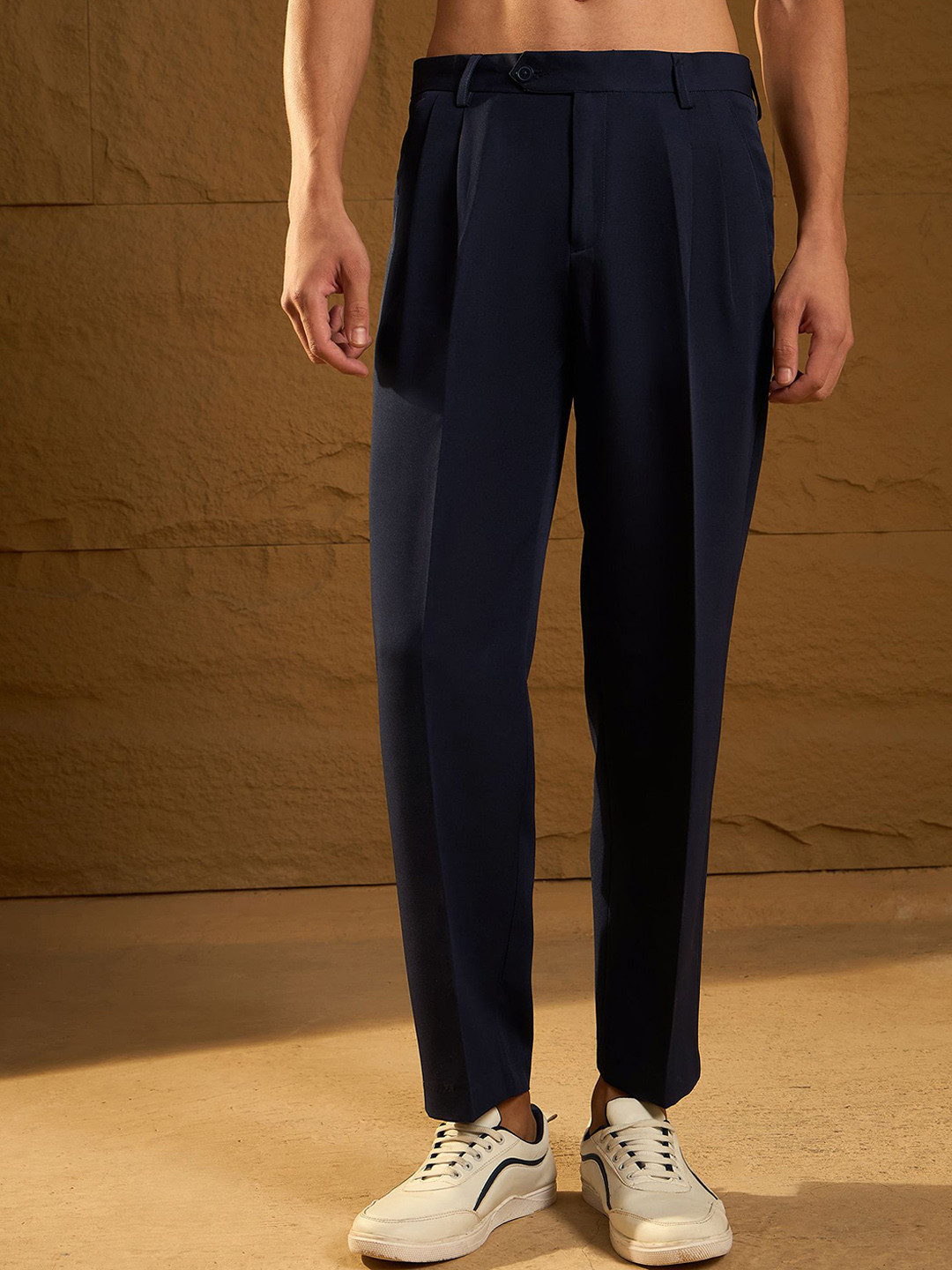 DENNISON Double Pleated Korean Baggy Fit Trouser