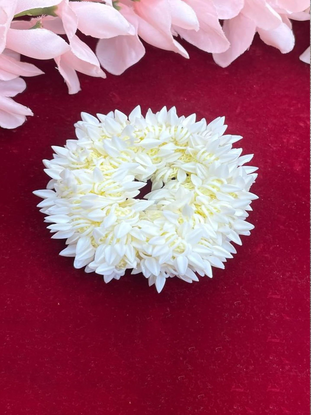 D-Divine Set Of 2 Hair Mogra Scented Rubber Band Gajra Hair