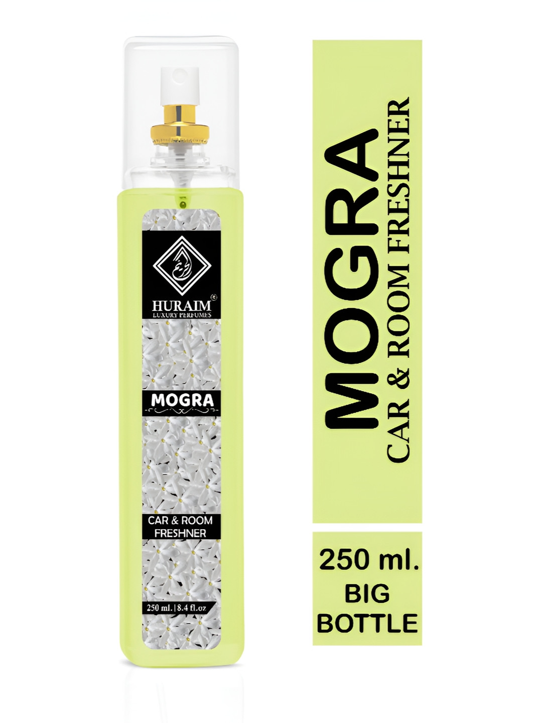 HURAIM Yellow and Black Mogra Air Freshener 250 ml
