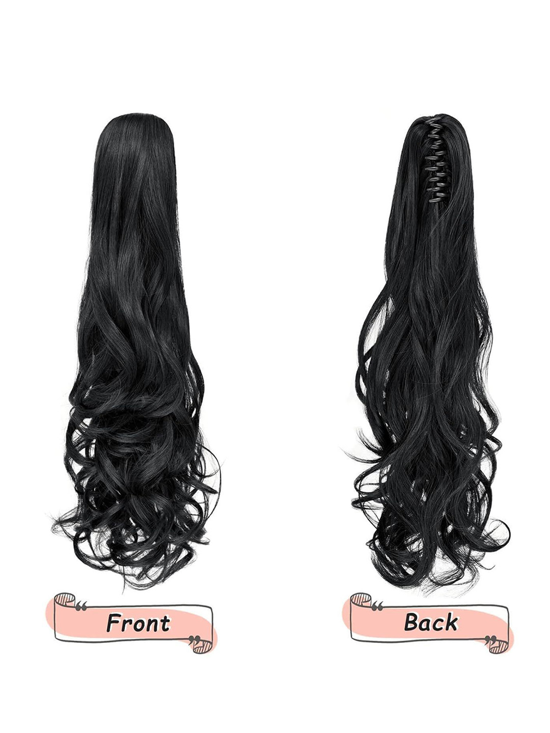 D-Divine Ponytail Extension - Natural Black