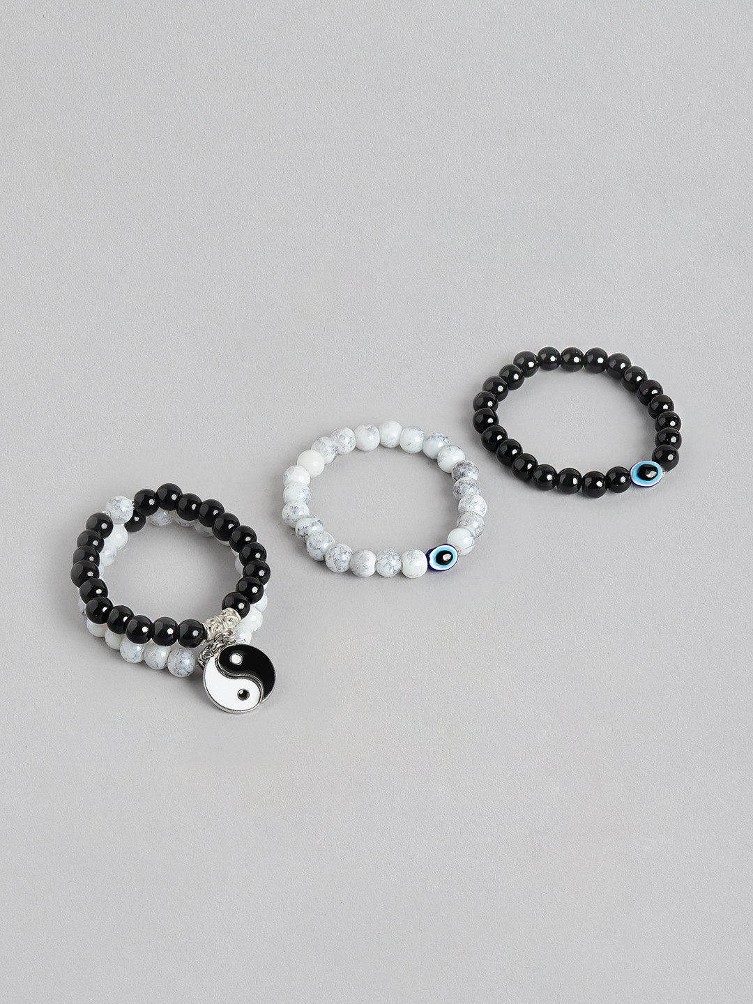 PARIS HAMILTON Unisex Pack of 4 Ceramic Bracelet