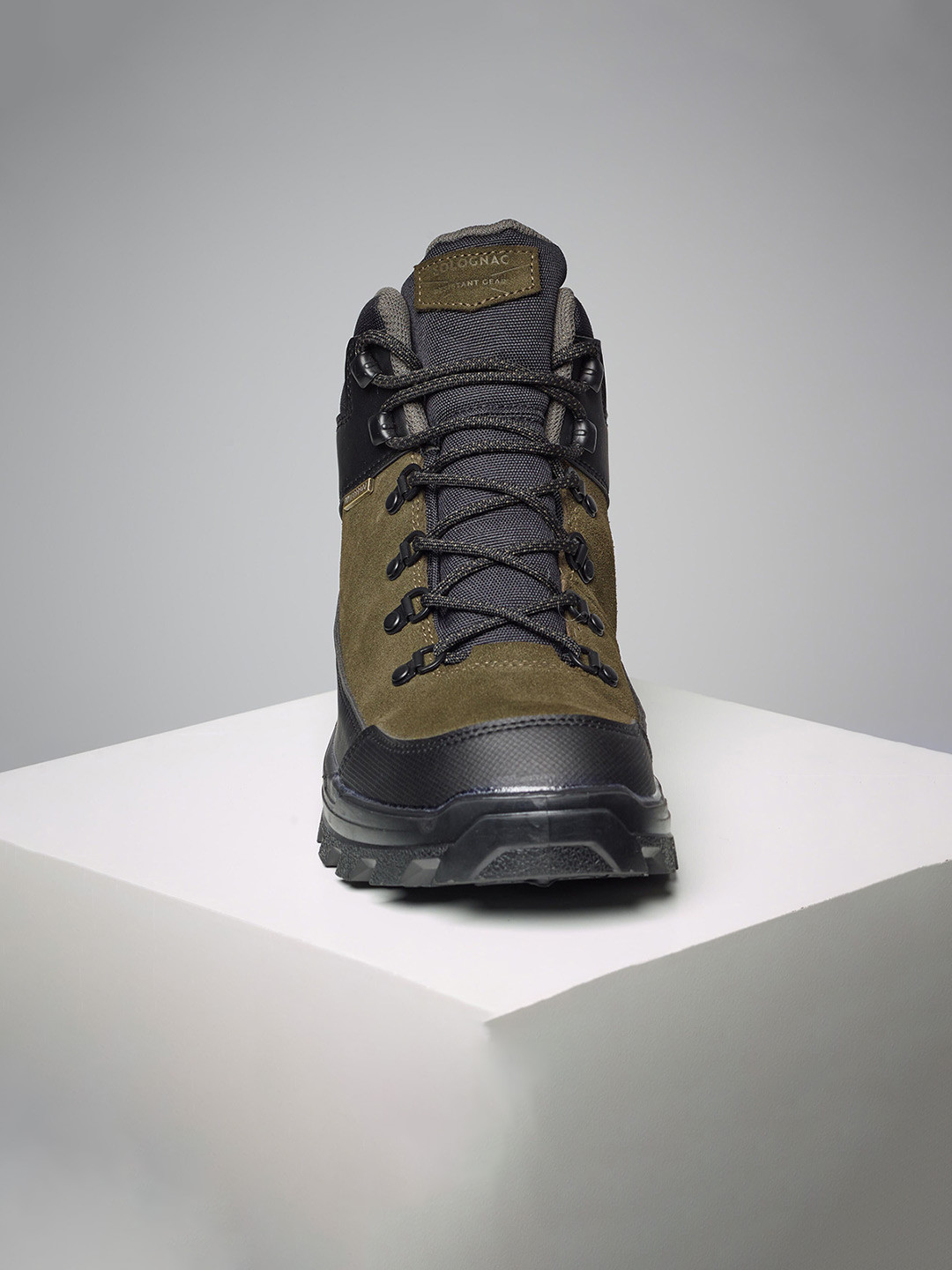Decathlon Solognac - Men Green Crosshunt 100 Waterproof Hiking Boots