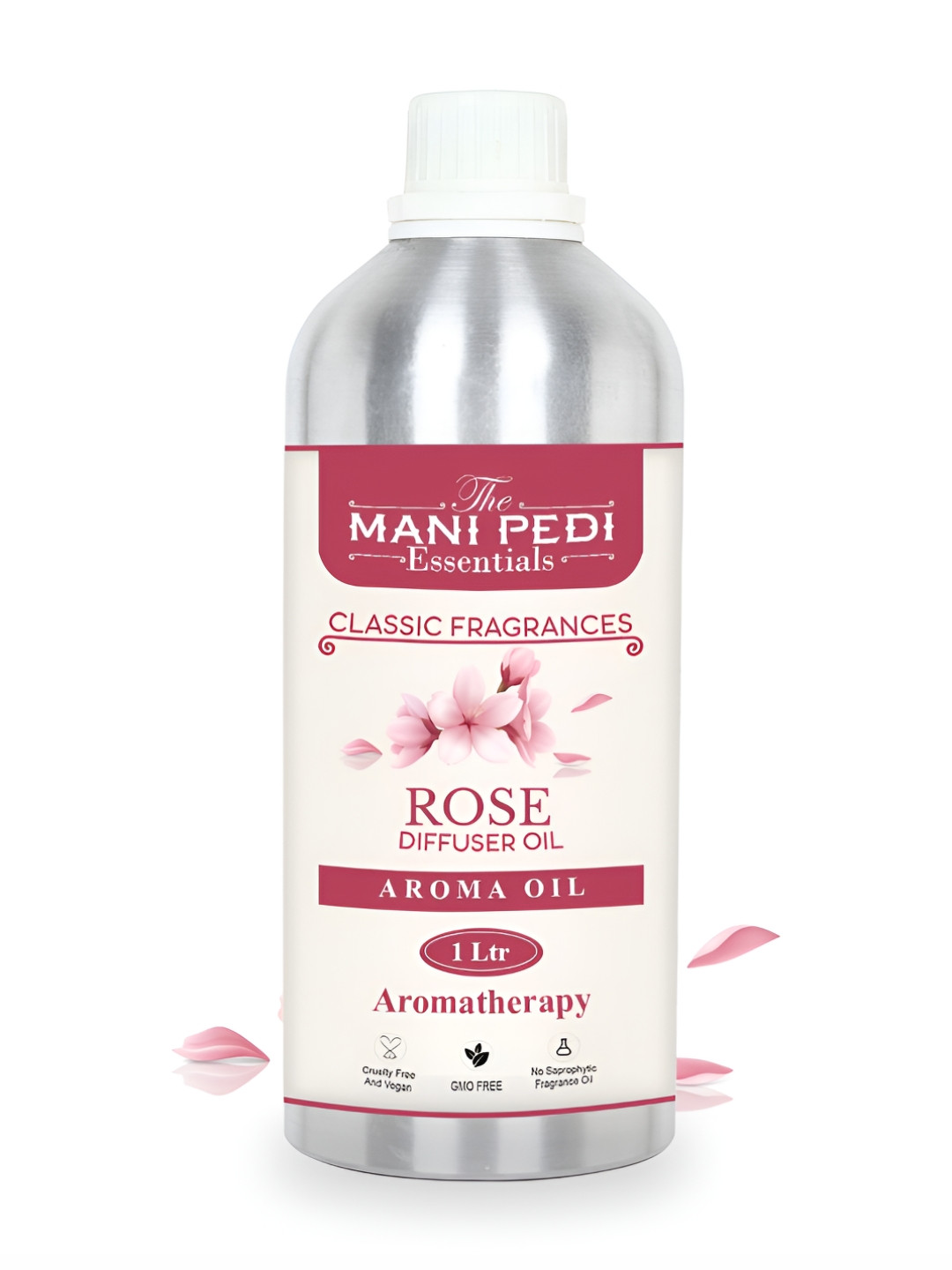 The Mani Pedi Essentials Transparent Rose Aroma Oil Diffusers - 1 Ltr