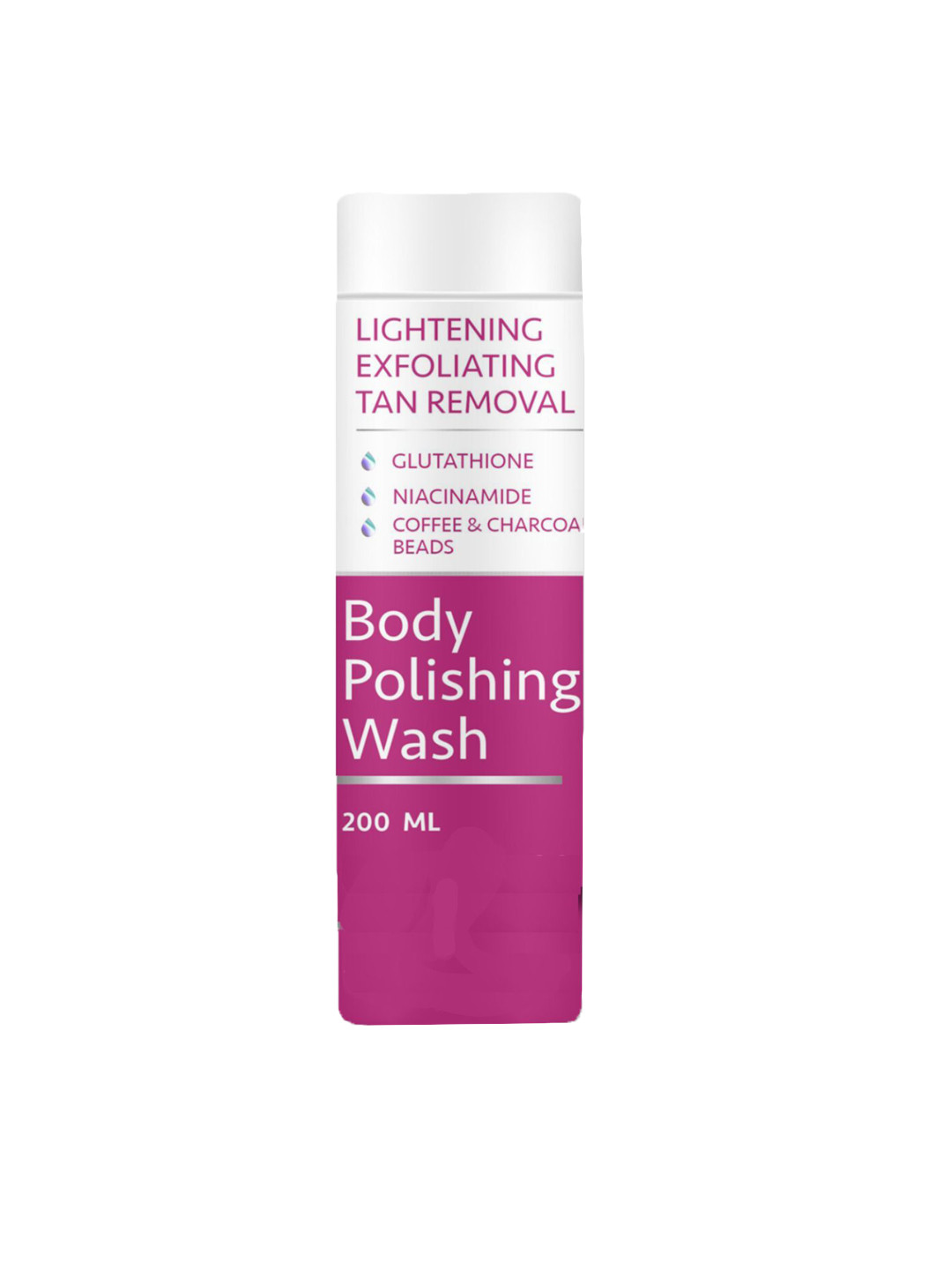 DERMISTRY Skin Lightening Body Polishing Wash With Niacinamide - 200 ml