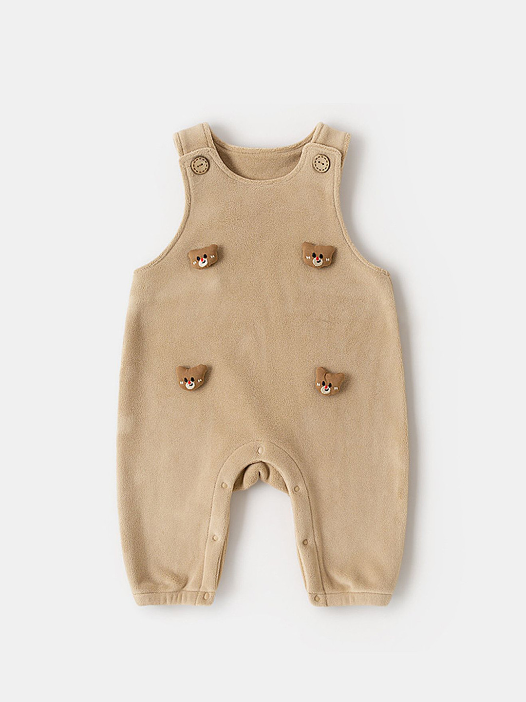 LULU & SKY Infant Girls Round Neck Rompers