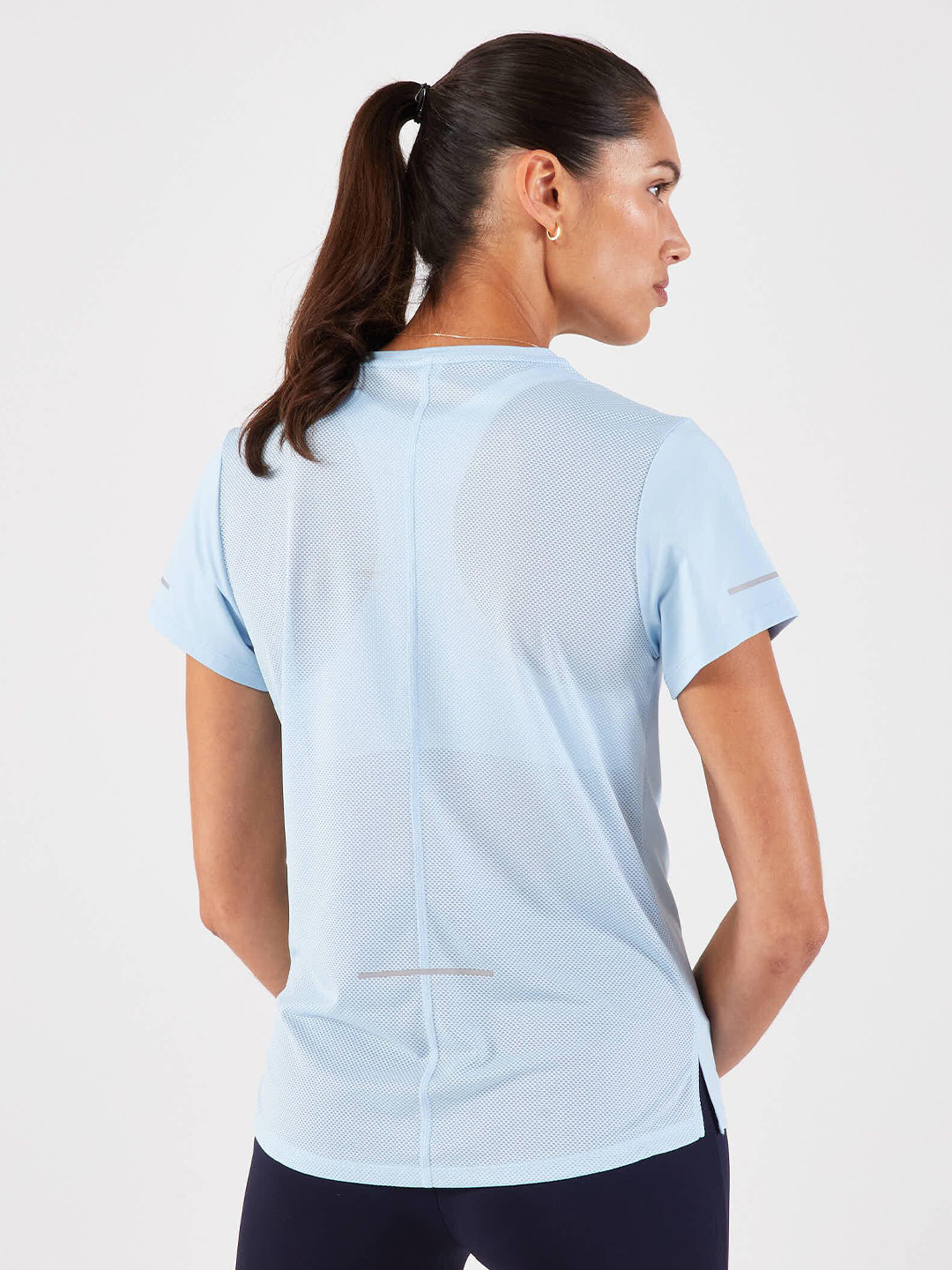 Decathlon KIPRUN - Women Self Design Round Neck T-Shirt