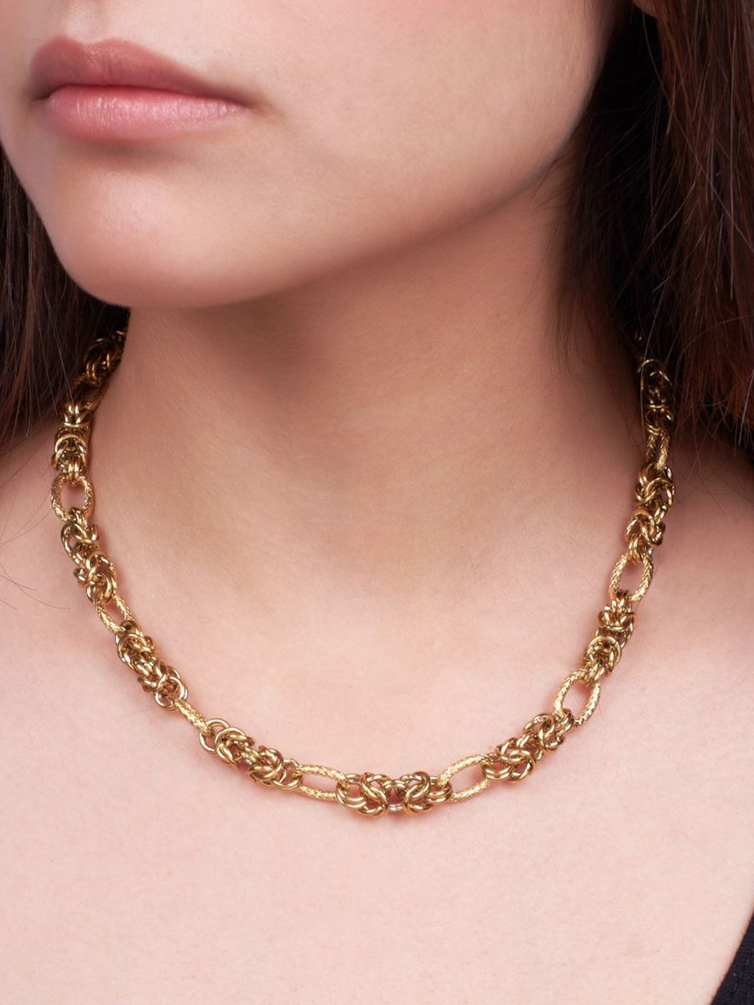 SALTY Stainless Steel Chic Link Necklace