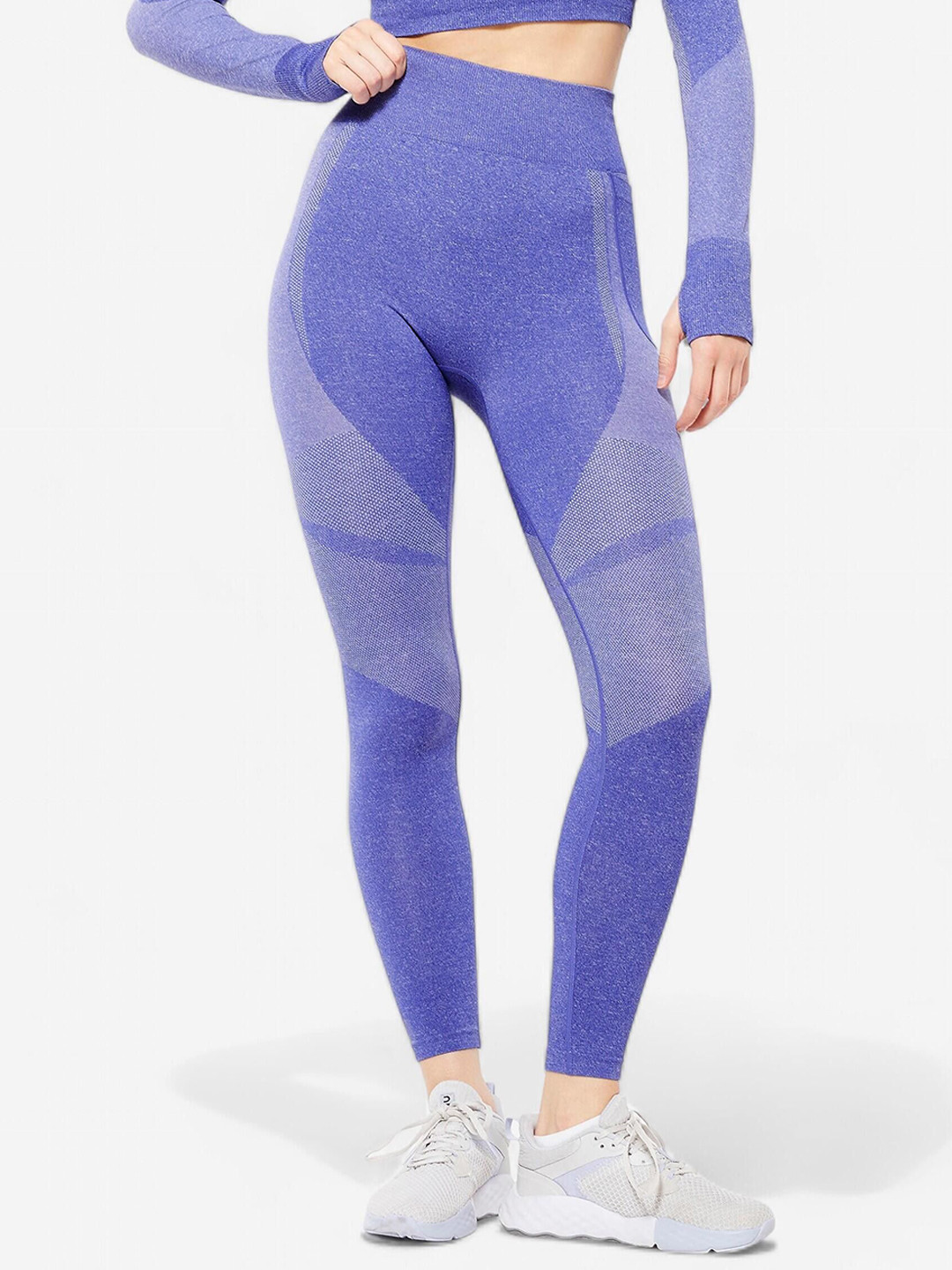 Decathlon DOMYOS High Waist Ankle-Length Gym Tights