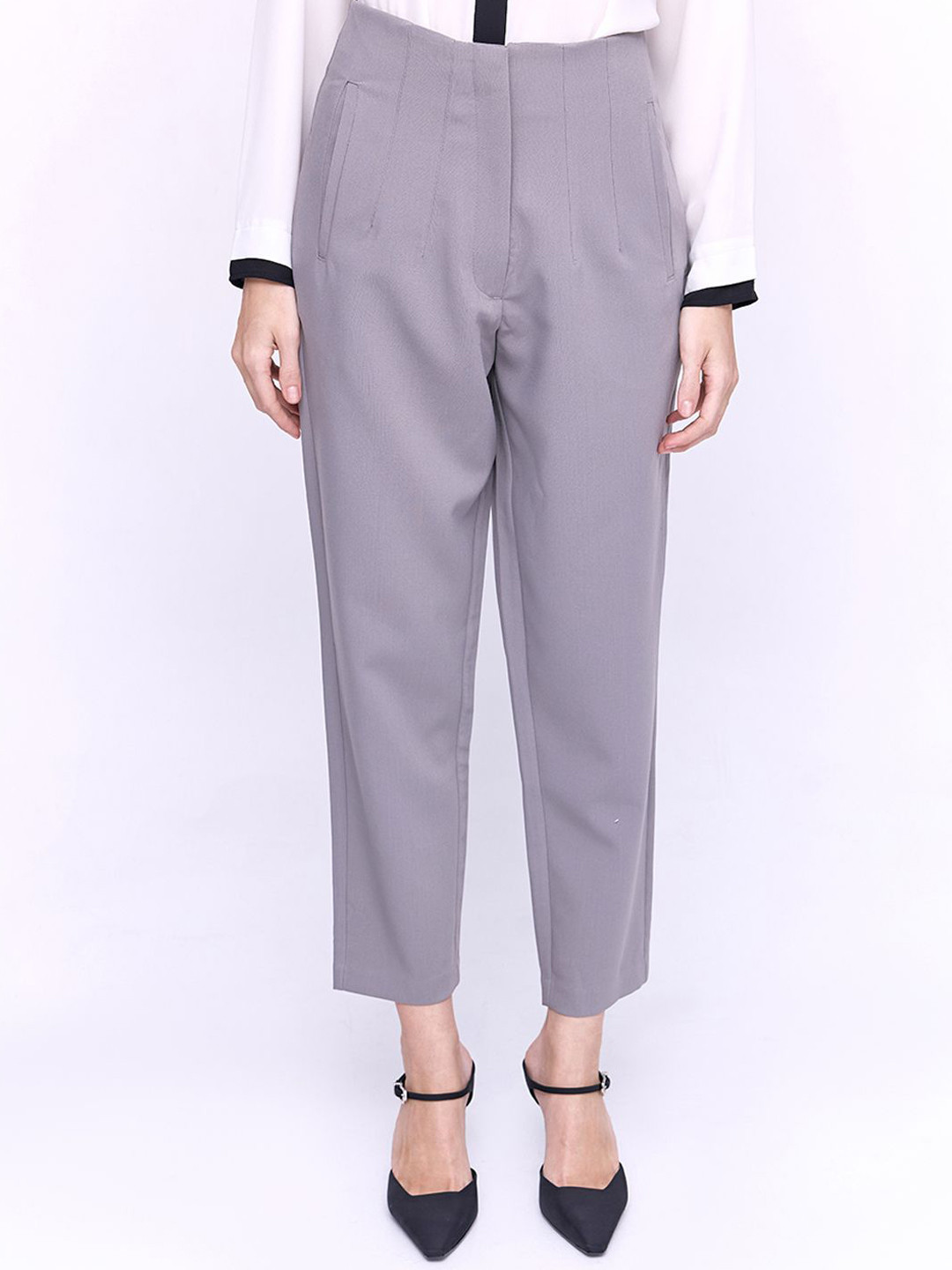 COVER STORY Women Mid-Rise Regular Fit Trousers