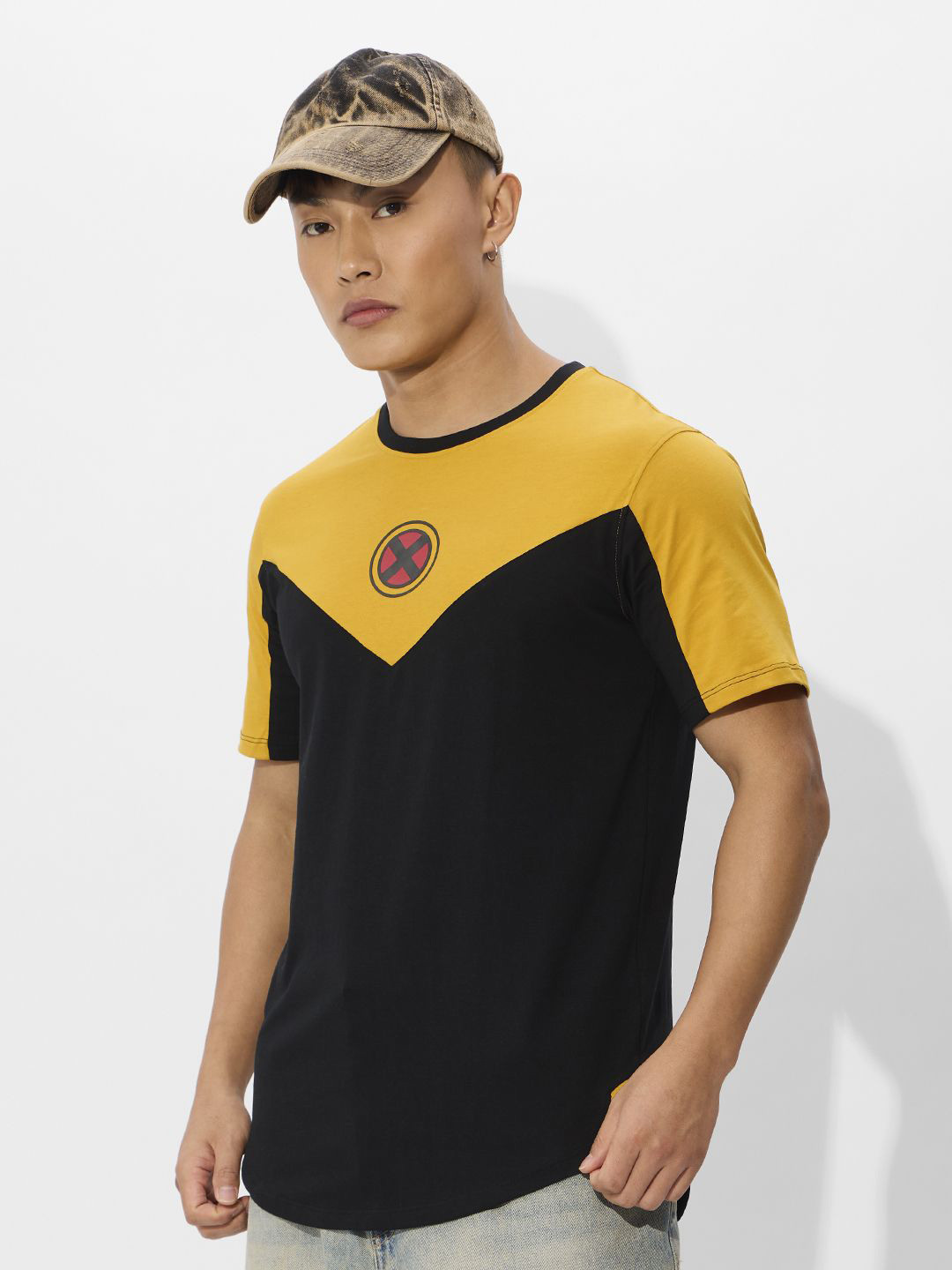 The Souled Store Men Wolverine Graphic Printed Round Neck Cotton T-shirt