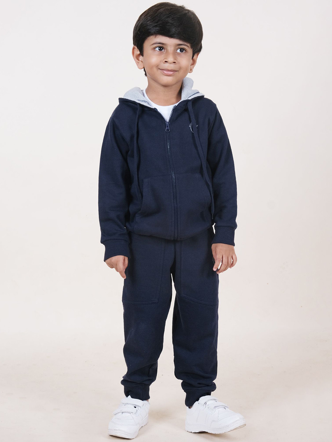 KiddoPanti Boys Solid Tracksuits