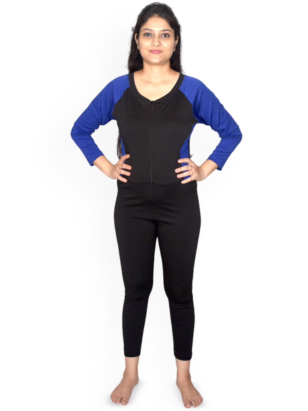 Aqua Holic Women Colourblocked Swimwear With Attached Shorts