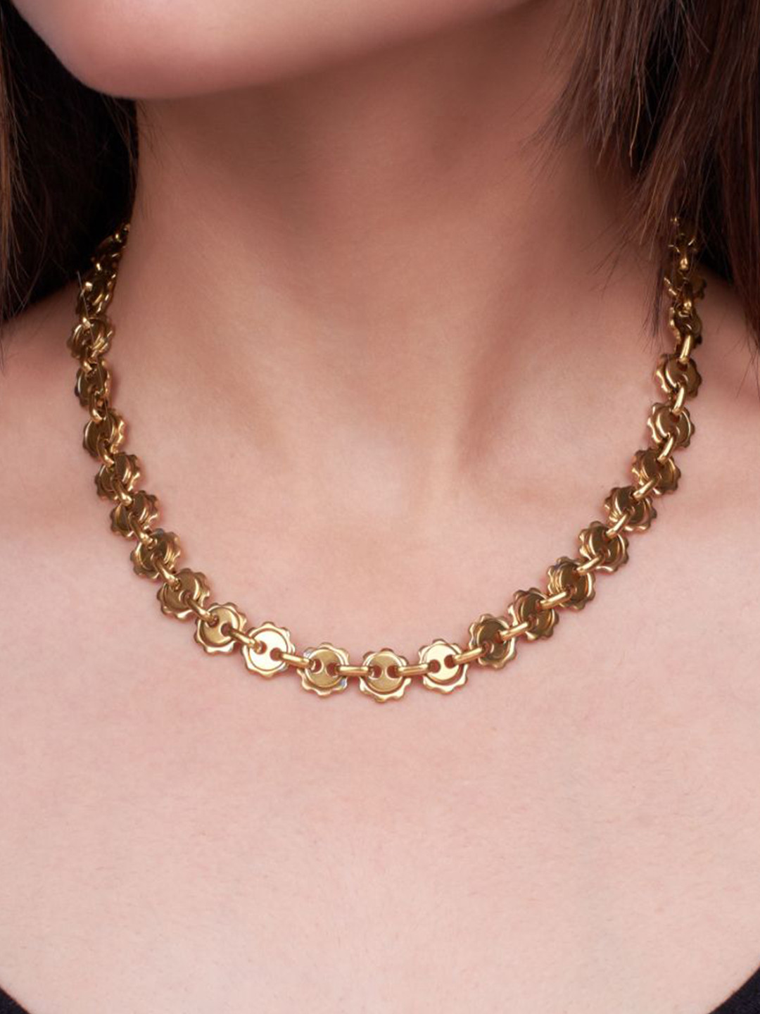 SALTY Stainless Steel Celestial Minimal Necklace