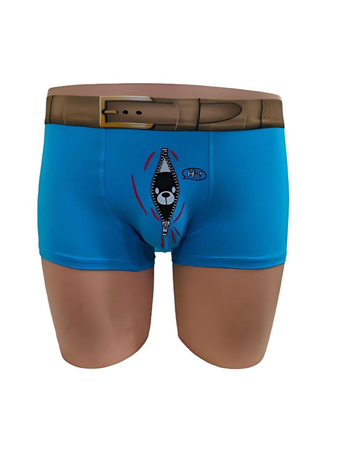 PANTEAZY Men Front Design Printed Trunk L0-S05-FPB-BL-S-Blue