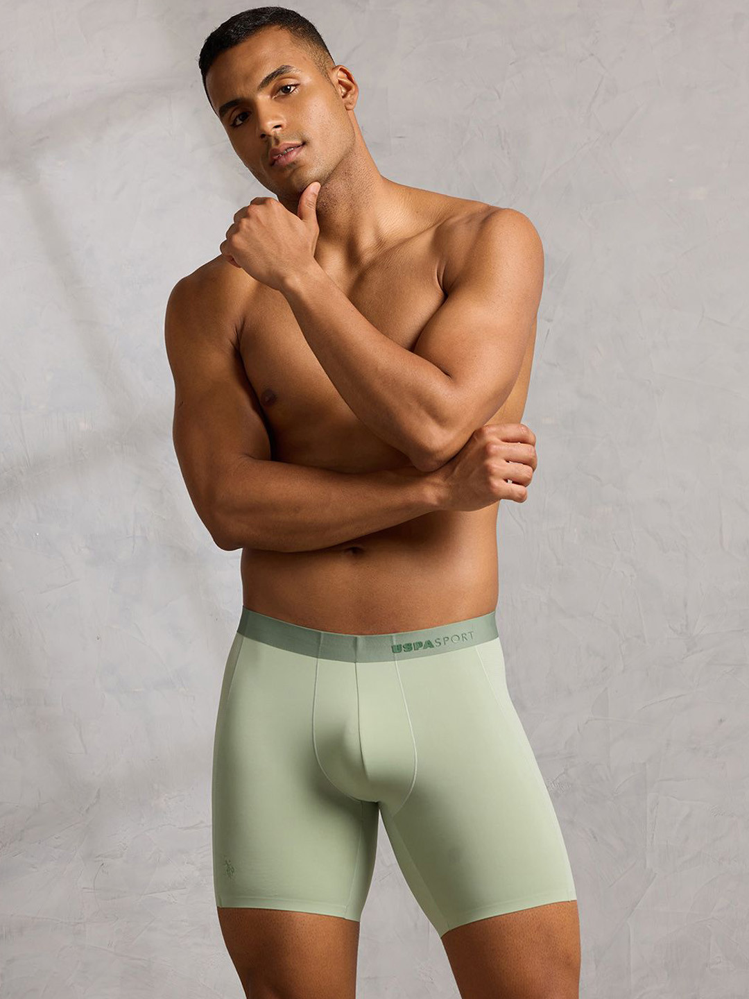 U.S. Polo Assn. Seamless Breathability Long TrunksRT003-D01-PL