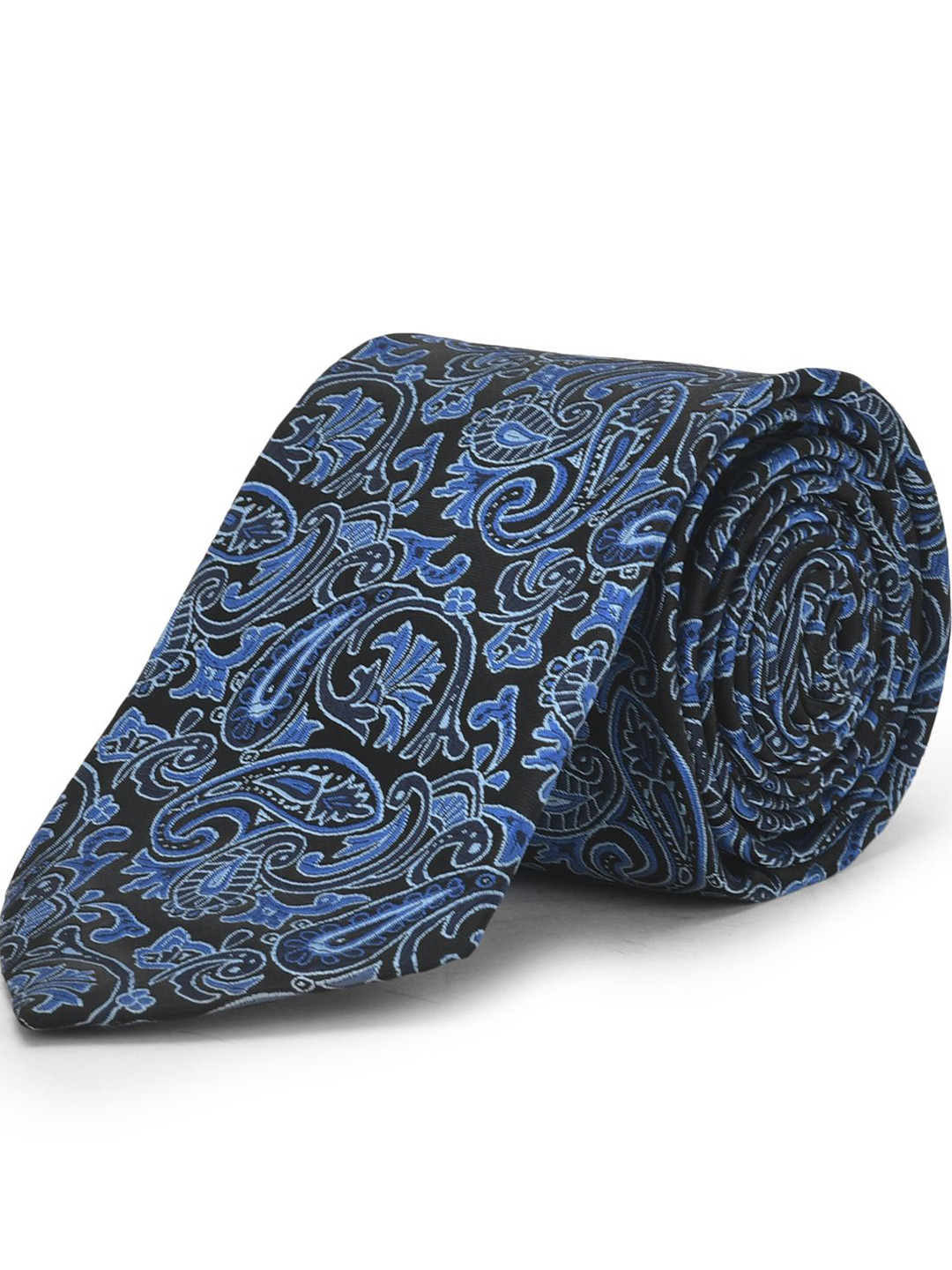 Cazzano Men Ethnic Embroidered Slim Tie Cufflinks & Pocket Square Accessory Gift Set