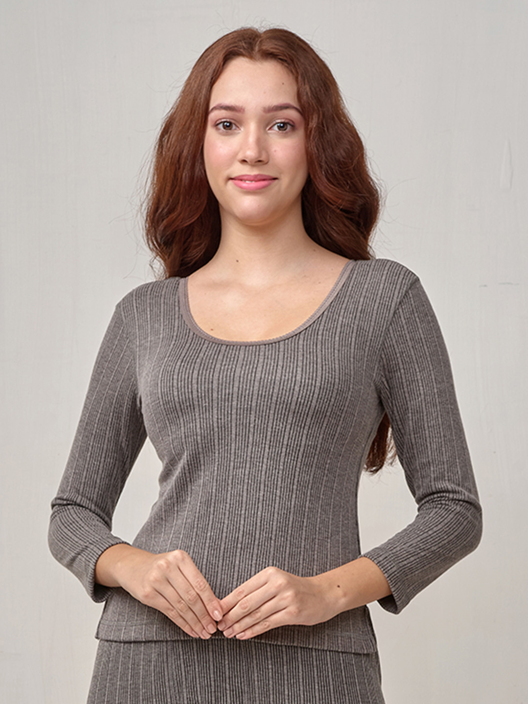 INFERNO Women Polycotton Three Quarter Short Thermal Top