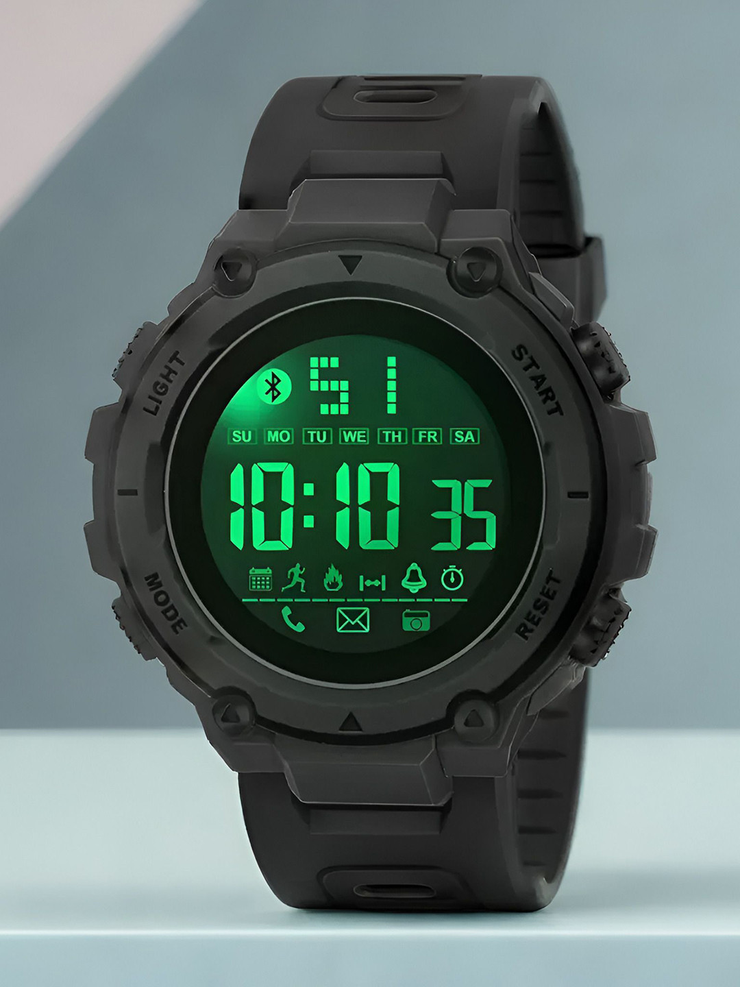 LUXURIT Men Dial & Straps Digital Watch 251 - black