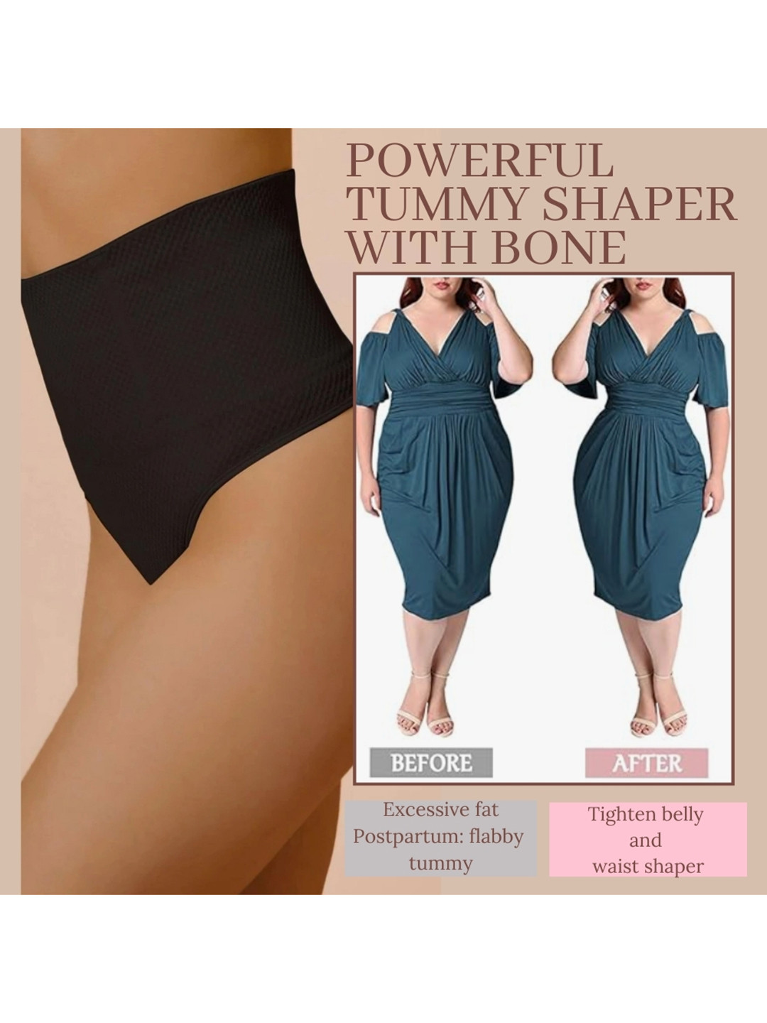 BAESD Women Tummy Tucker Shapewear