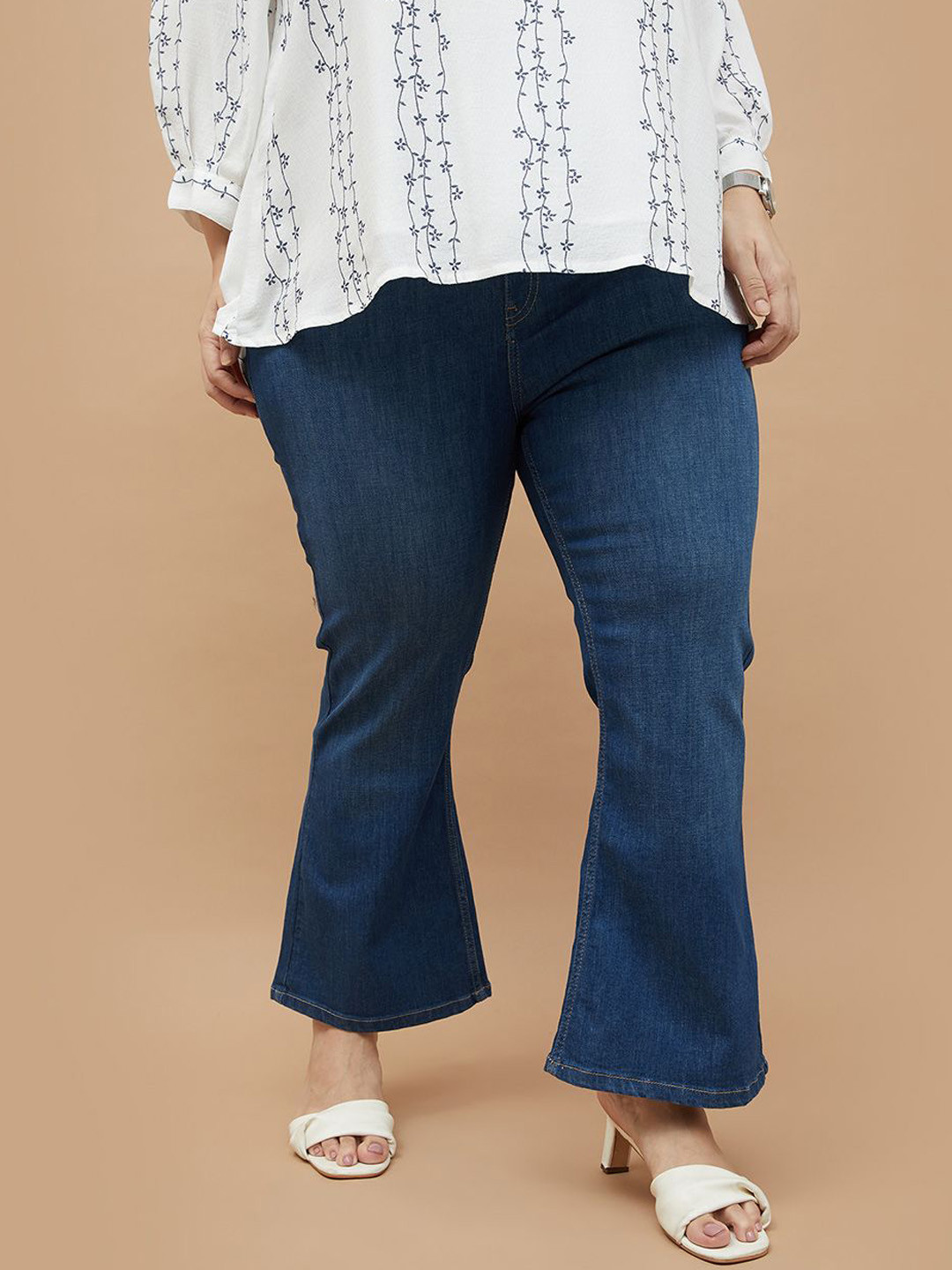 Women Plus Size Bootcut Jeans