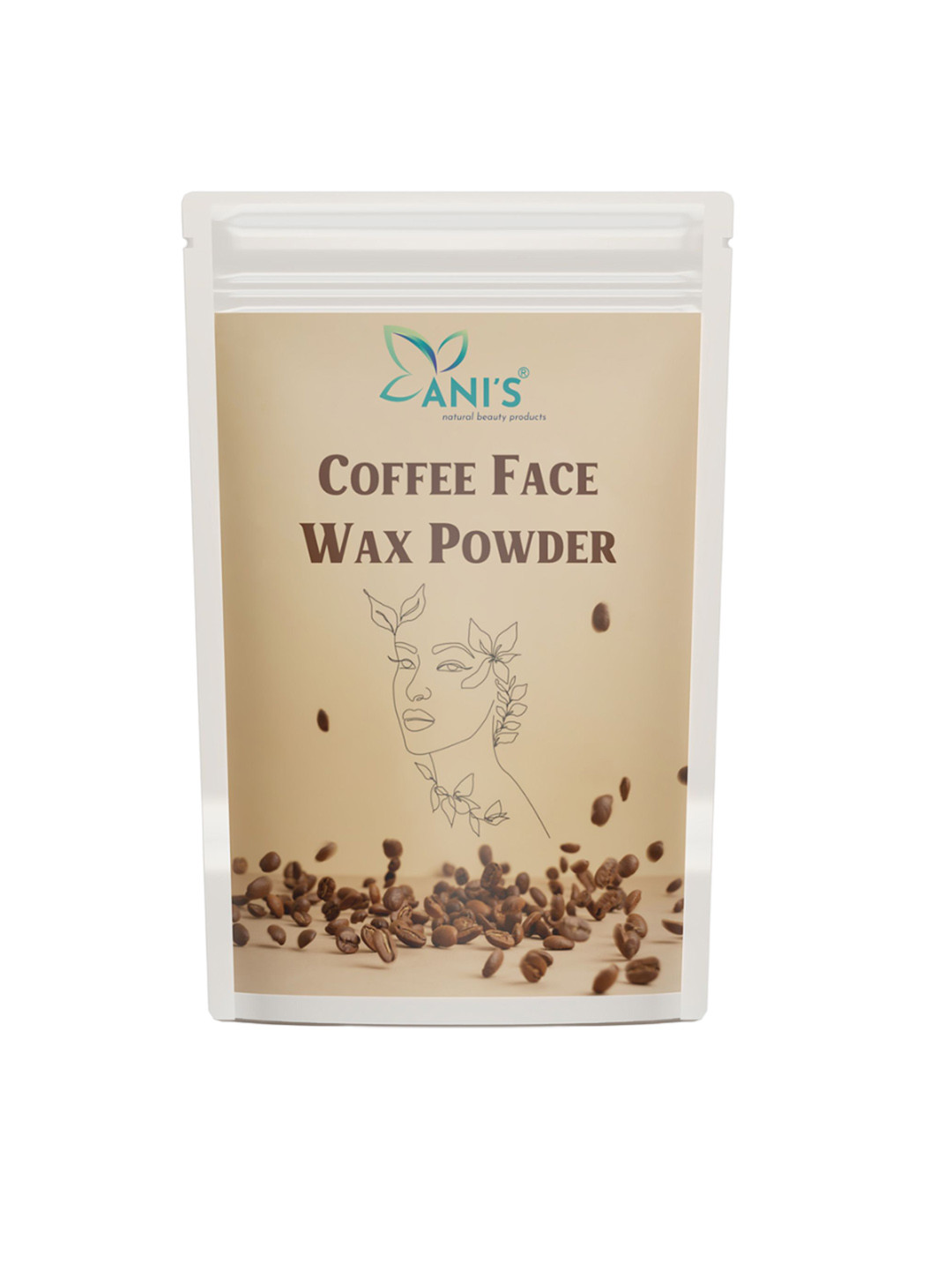 ANI'S Coffee Face Wax Powder For Instant Hair Removal - 100g
