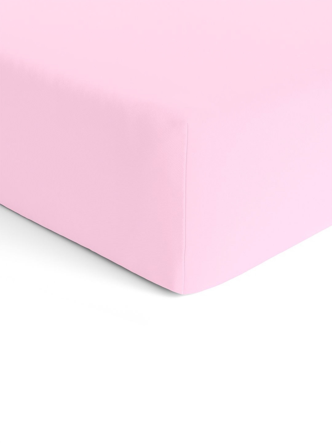 The White Cradle Pink Fitted Cotton 120 TC Crib Sheet